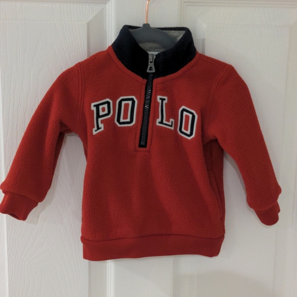 Ralph lauren baby red fleece